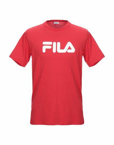 Fila Man T-shirt Red Cotton Cover