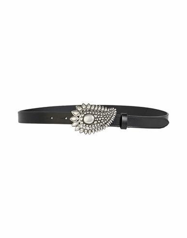 Isabel Marant Woman Belt Black Cowhide Cover