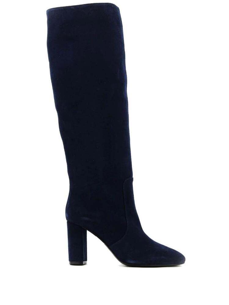 Paul Warmer Diana 90mm leather boots - Blue Cover