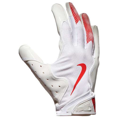 Nike Vapor Jet 8.0 Receiver Gloves - Mens University Red/White/White Cover