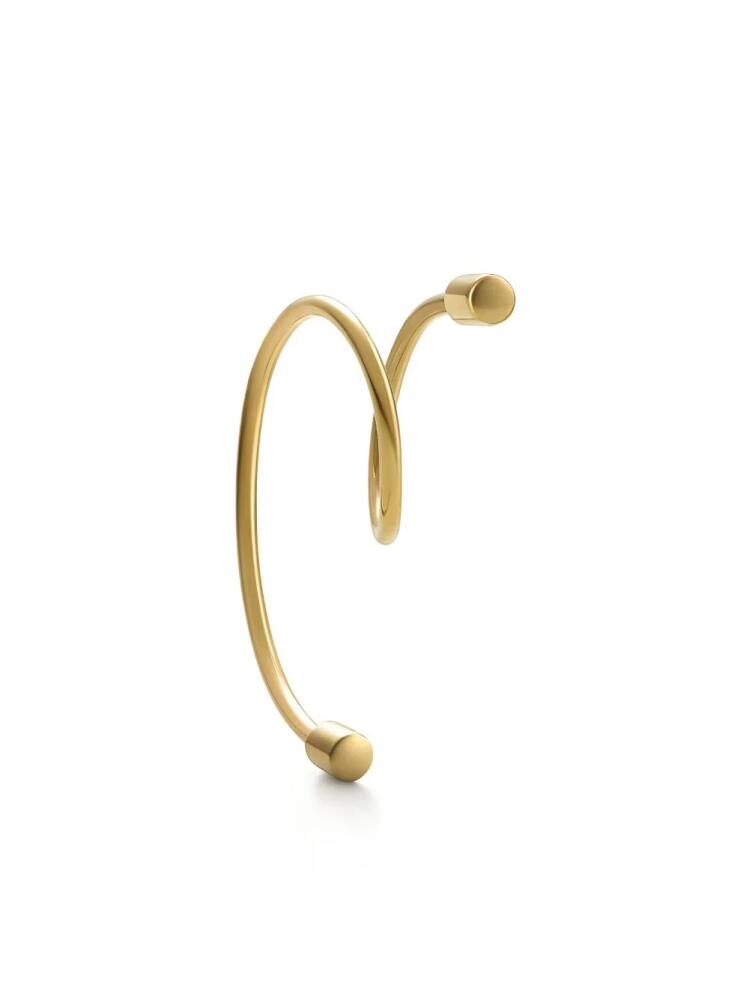 Shihara 18kt yellow gold Twist Curl single earring Cover