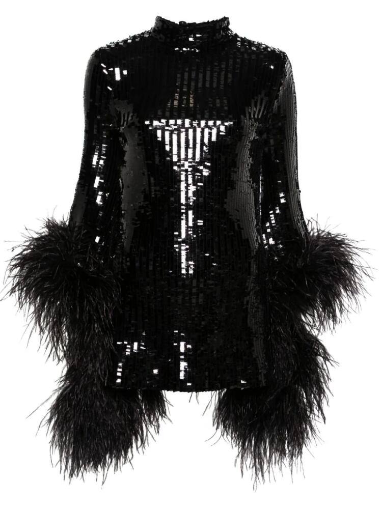 Taller Marmo Del Rio Disco sequinned mini dress - Black Cover