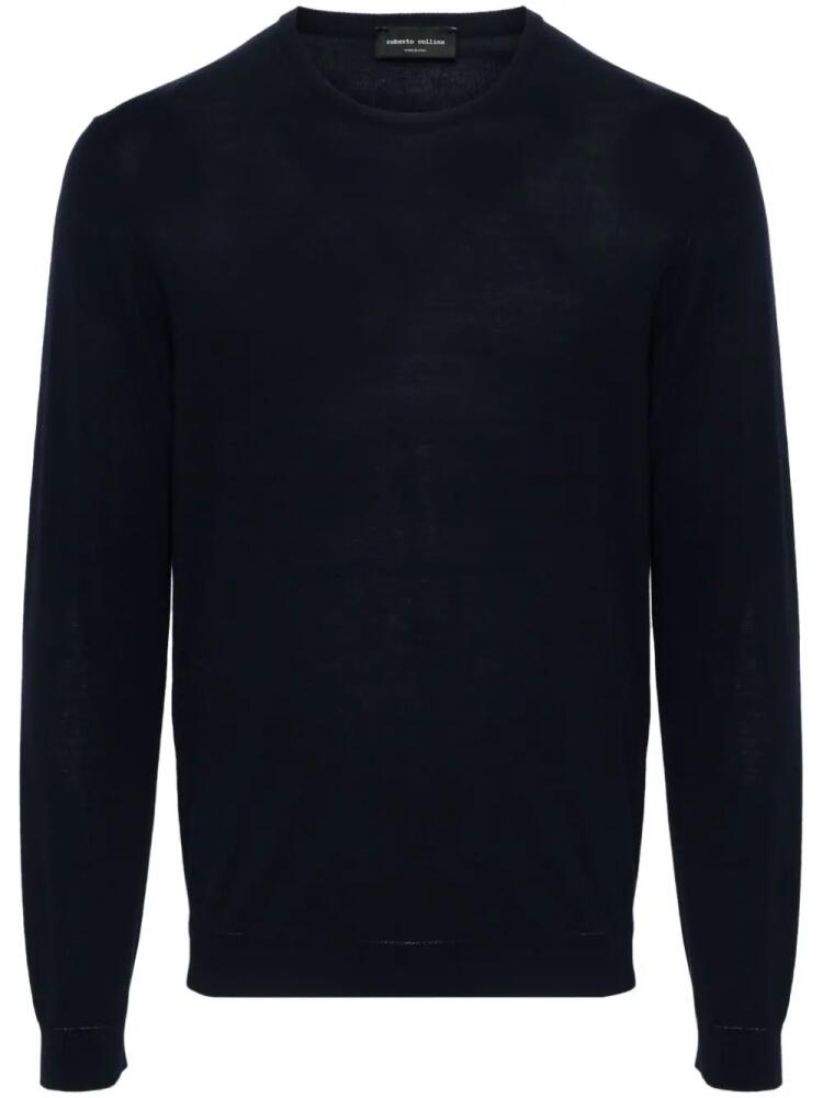 Roberto Collina ribbed cotton jumper - Blue Cover