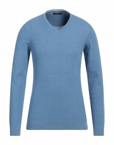 Avignon Man Sweater Light blue Cotton Cover