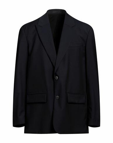 Valentino Garavani Man Blazer Midnight blue Wool, Mohair wool, Viscose, Polyester Cover