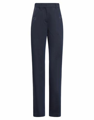 Cedric Charlier Woman Pants Navy blue Cotton, Polyamide, Elastane Cover