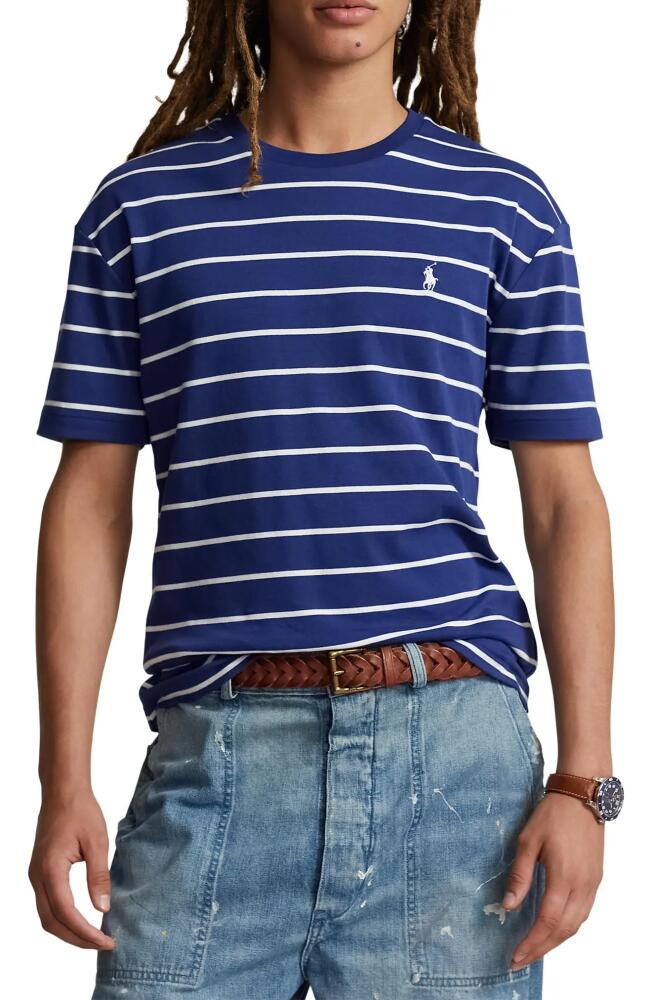 Polo Ralph Lauren Stripe T-Shirt in Fall Royal/White Cover