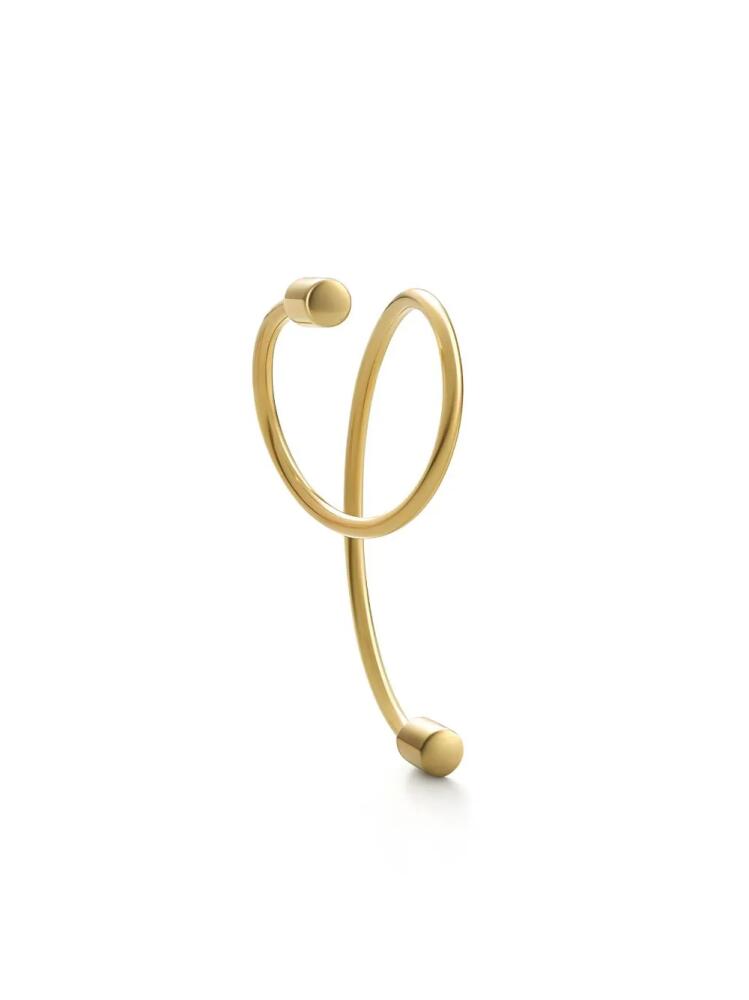 Shihara 18kt yellow gold Twist Curl 02 single earring Cover