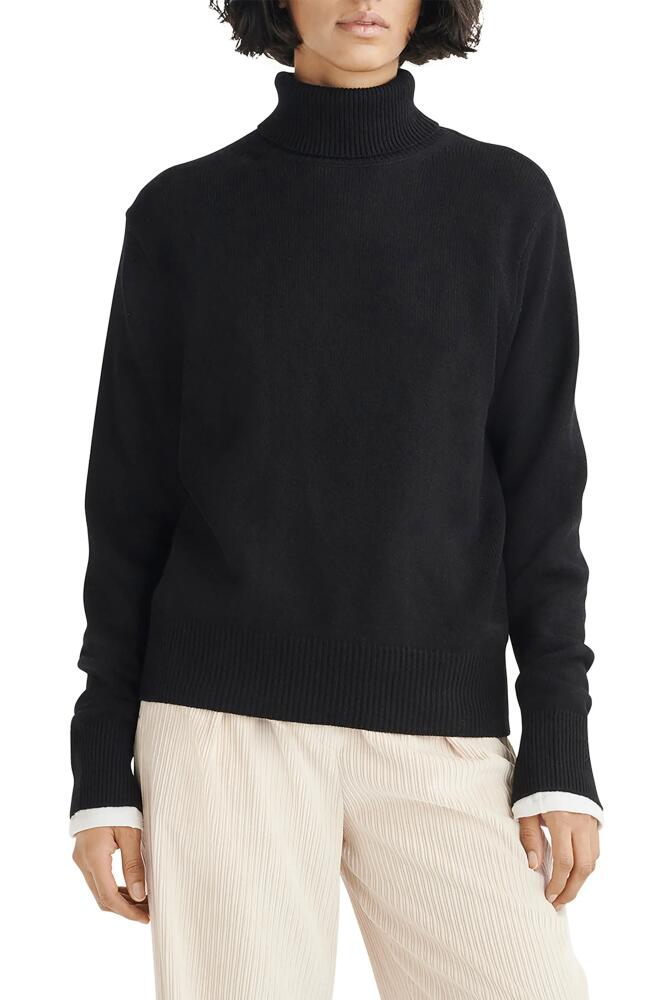 rag & bone Talan Turtleneck Cashmere Sweater in Black Cover