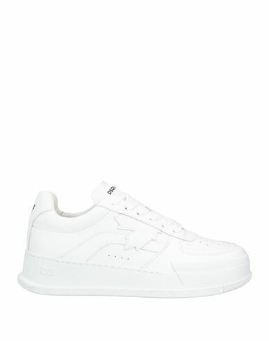 Dsquared2 Woman Sneakers White Calfskin Cover