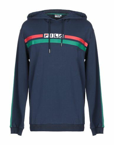 Fila Man Sweatshirt Blue Cotton, Elastane Cover