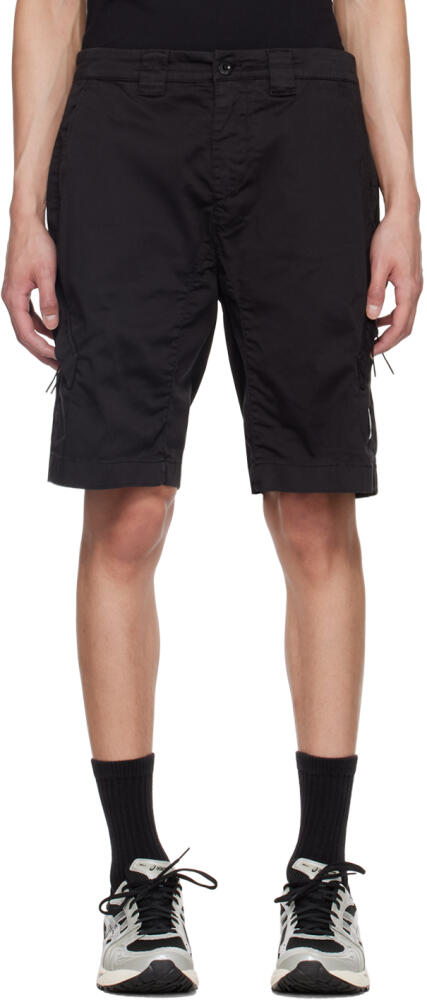 C.P. Company Black Utility Shorts Cover