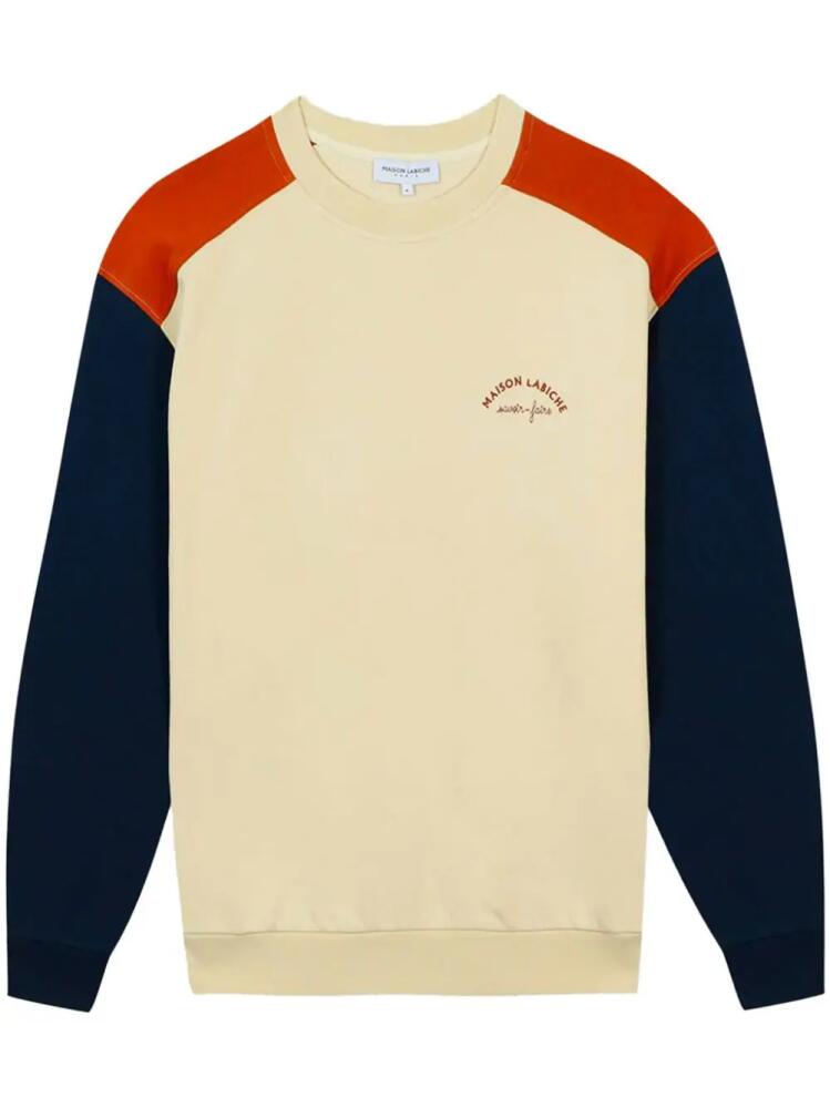 Maison Labiche Ledru organic-cotton sweatshirt - Neutrals Cover