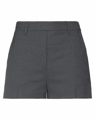 N°21 Woman Shorts & Bermuda Shorts Grey Polyester, Wool, Elastane Cover