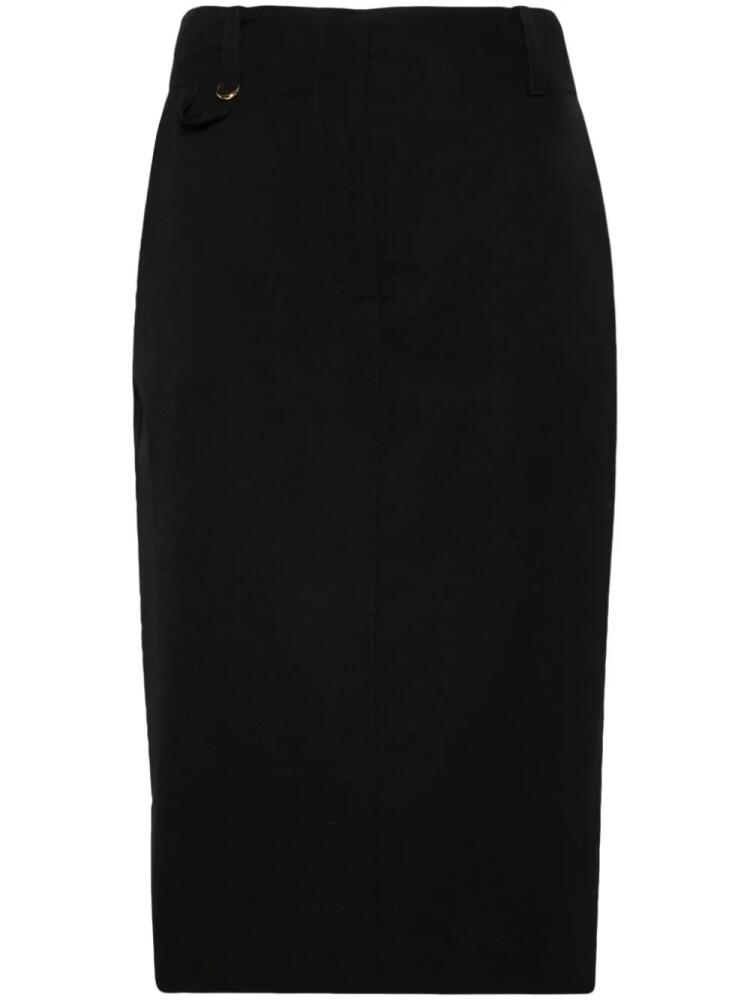 Jacquemus La Jupe Bari midi skirt - Black Cover