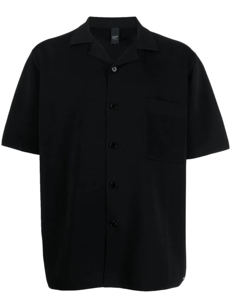 Alpha Tauri patch-pocket button-up shirt - Black Cover