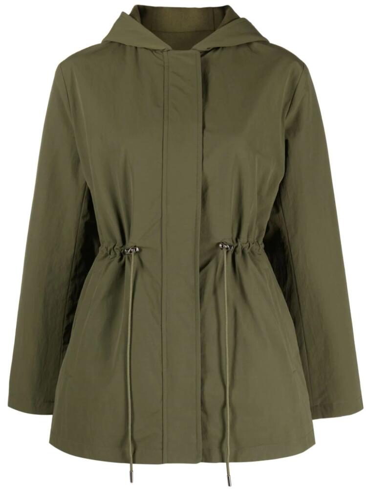 Claudie Pierlot reversible hooded short coat - Green Cover