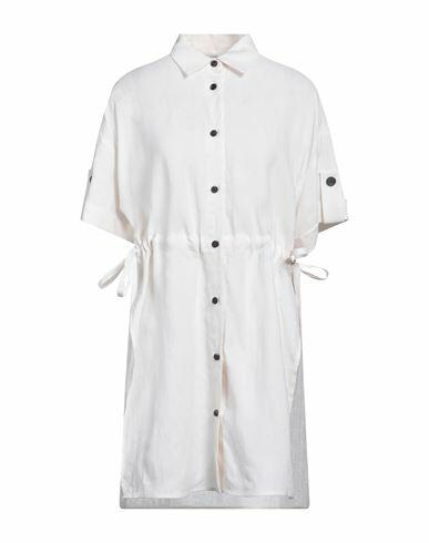 Peserico Woman Shirt Off white Linen Cover