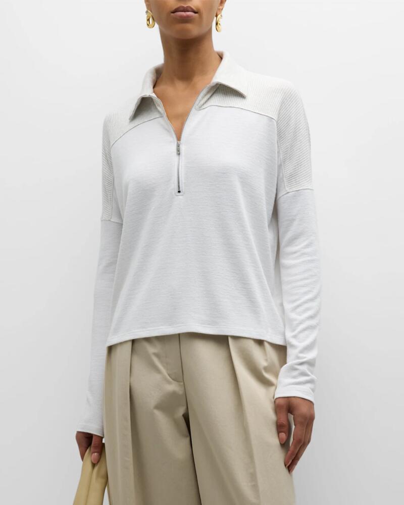 Rag & Bone The Knit Zip Polo Top Cover