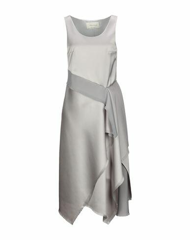 Cedric Charlier Woman Midi dress Grey Polyester Cover