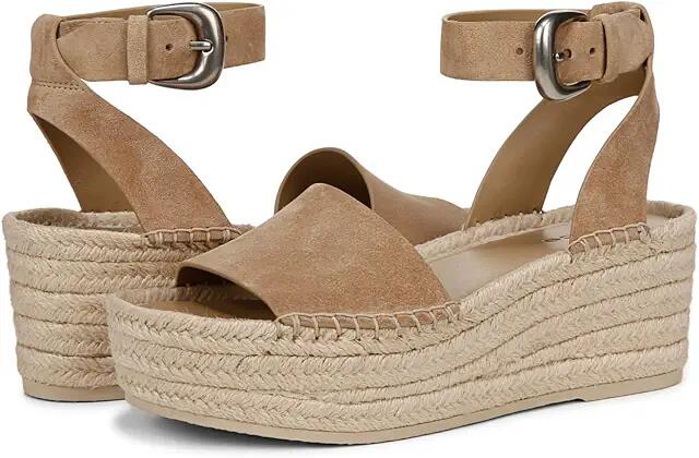 Vince Belisa Platform Espadrille Sandals (Dune Tan Leather) Women's Sandals Cover