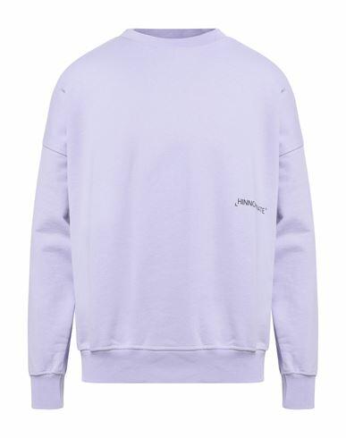 Hinnominate Man Sweatshirt Lilac Cotton Cover