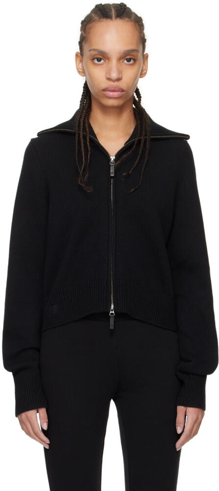 Fax Copy Express Black Zip Sweater Cover