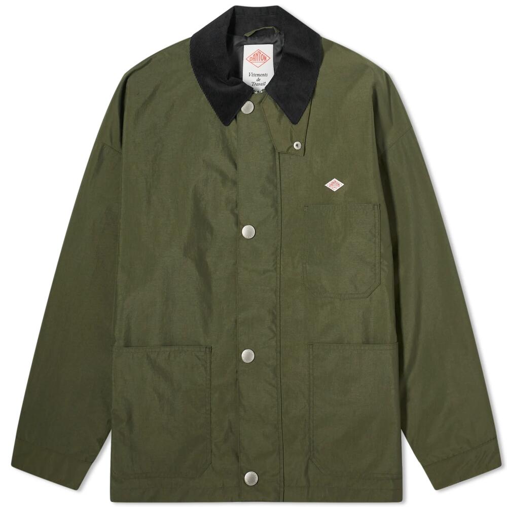 Danton Men's Nylon Coverall Jacket in Dark Olive Cover