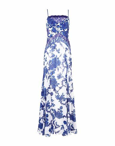 Gai Mattiolo Woman Maxi dress Blue Polyester, Rayon, Lycra Cover