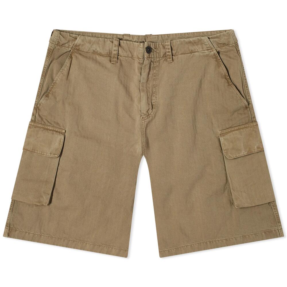 Our Legacy Men's Mount Cargo Shorts in Olive Cover