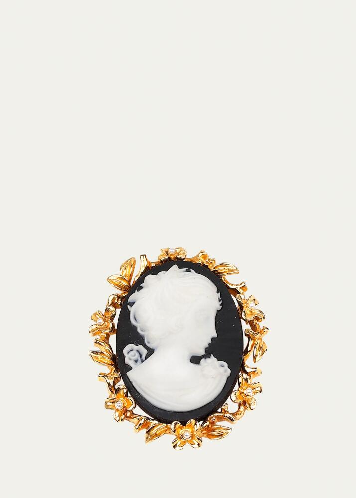 Ben-Amun Cameo Gold Pin Cover