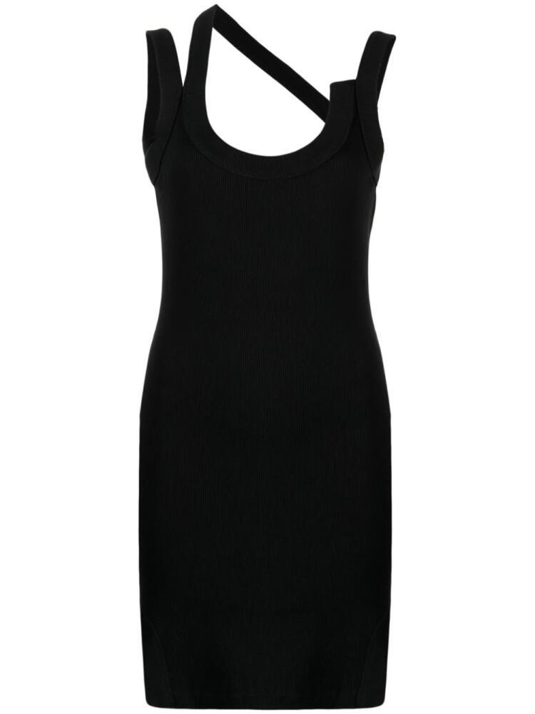 Boyarovskaya asymmetric jersey minidress - Black Cover