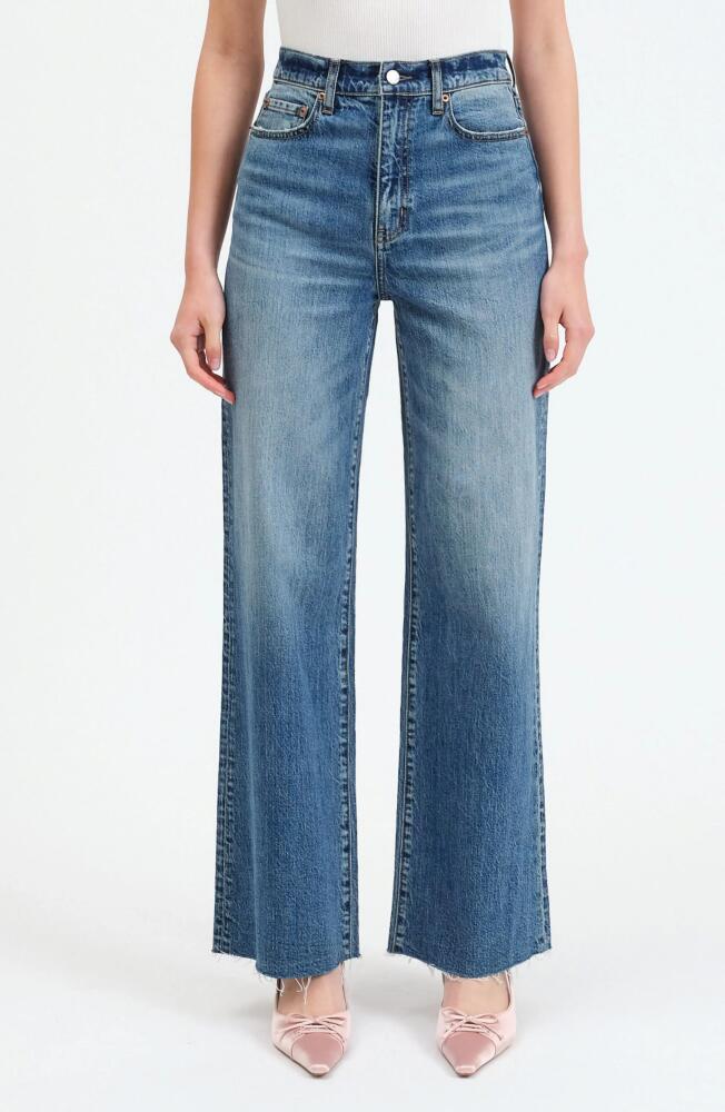 DAZE Far Out High Waist Wide Leg Jeans in Stunner Cover