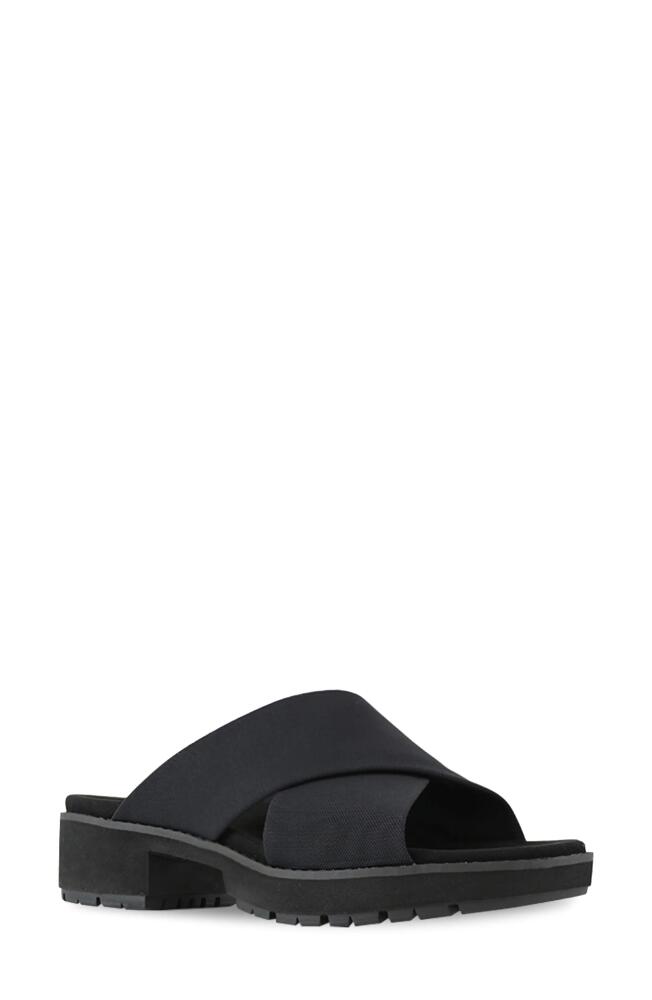 Munro Dekkie Slide Sandal in Black Cover