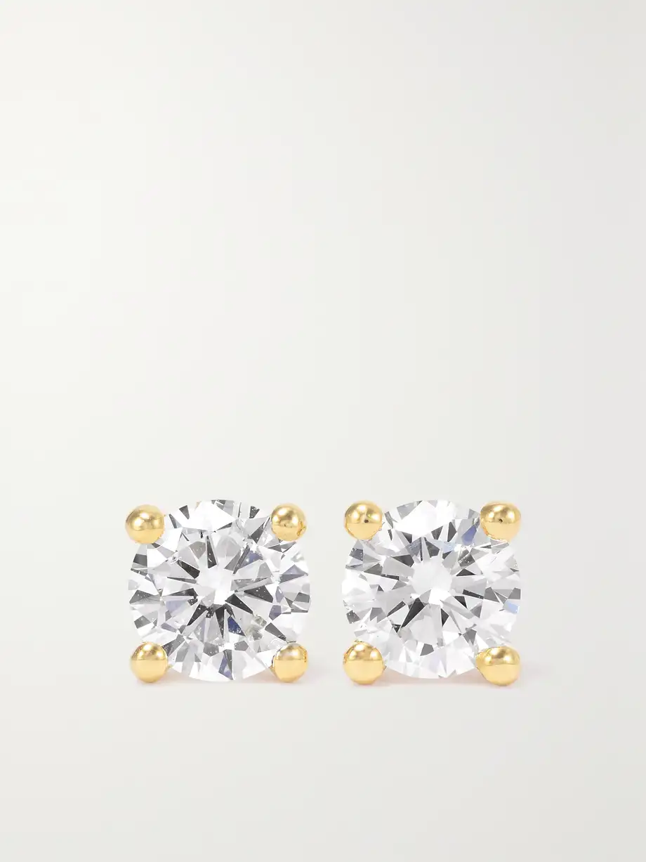 Kimaï - 18-karat Recycled Gold Laboratory-grown Diamond Earrings - One size Cover