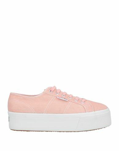 Superga Woman Sneakers Pink Textile fibers Cover