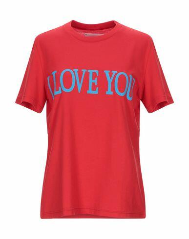 Alberta Ferretti Woman T-shirt Red Cotton Cover