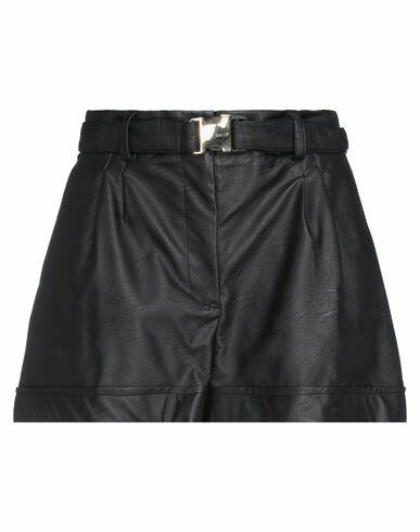 Nora Barth Woman Shorts & Bermuda Shorts Black Polyester, Polyurethane Cover