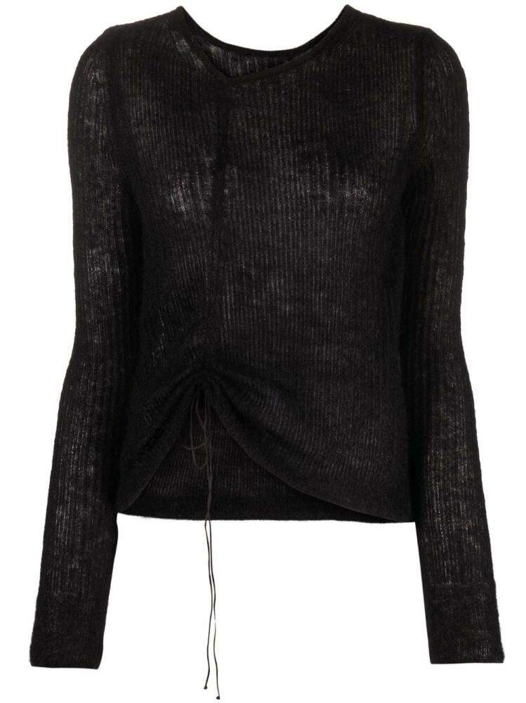 Cecilie Bahnsen Ussi drawstring-hem jumper - Black Cover