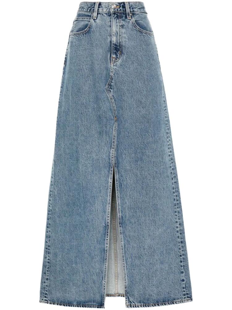 SLVRLAKE Dallas denim maxi skirt - Blue Cover