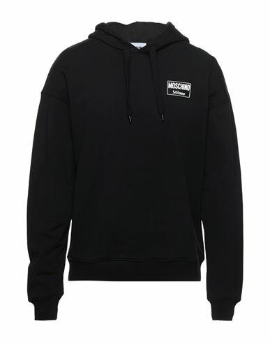 Moschino Man Sweatshirt Black Cotton Cover