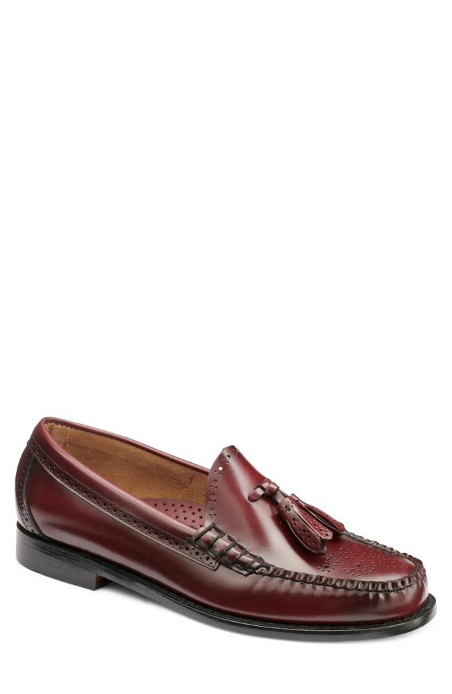 G.H.BASS Larkin Tassel Brogue Weejun Loafer in Wine Cover