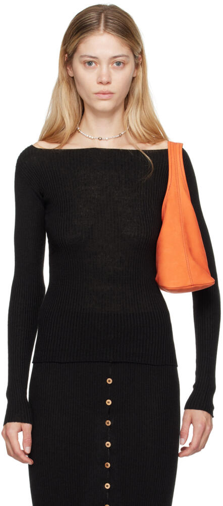 Baserange Black Dande Sweater Cover