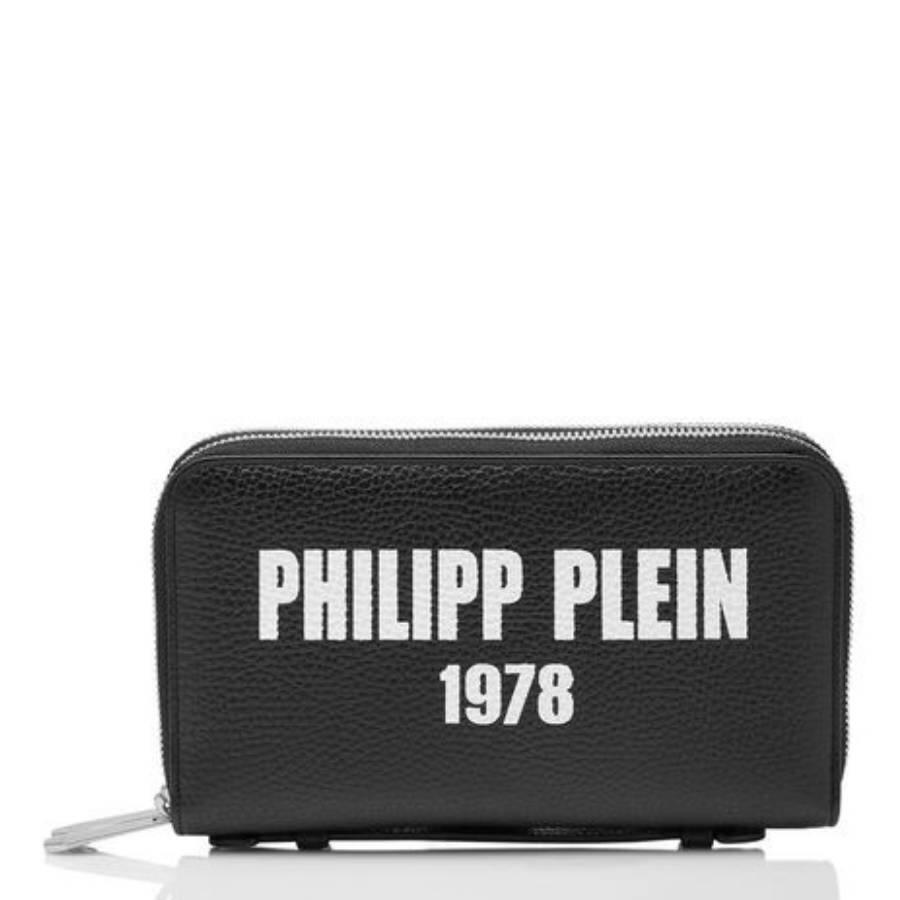 Philipp Plein Logo Print Continental Wallet Cover