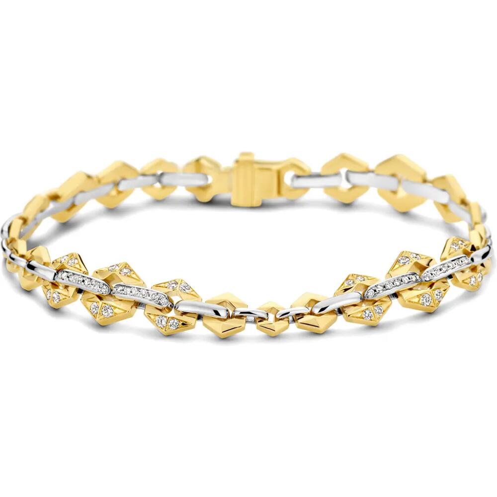 DRIES CRIEL Flow Graduated Diamond Chain Bracelet in Gold Cover