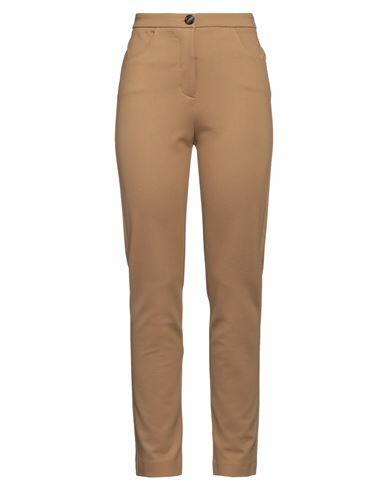 Be Blumarine Woman Pants Camel Viscose, Polyamide, Elastane Cover