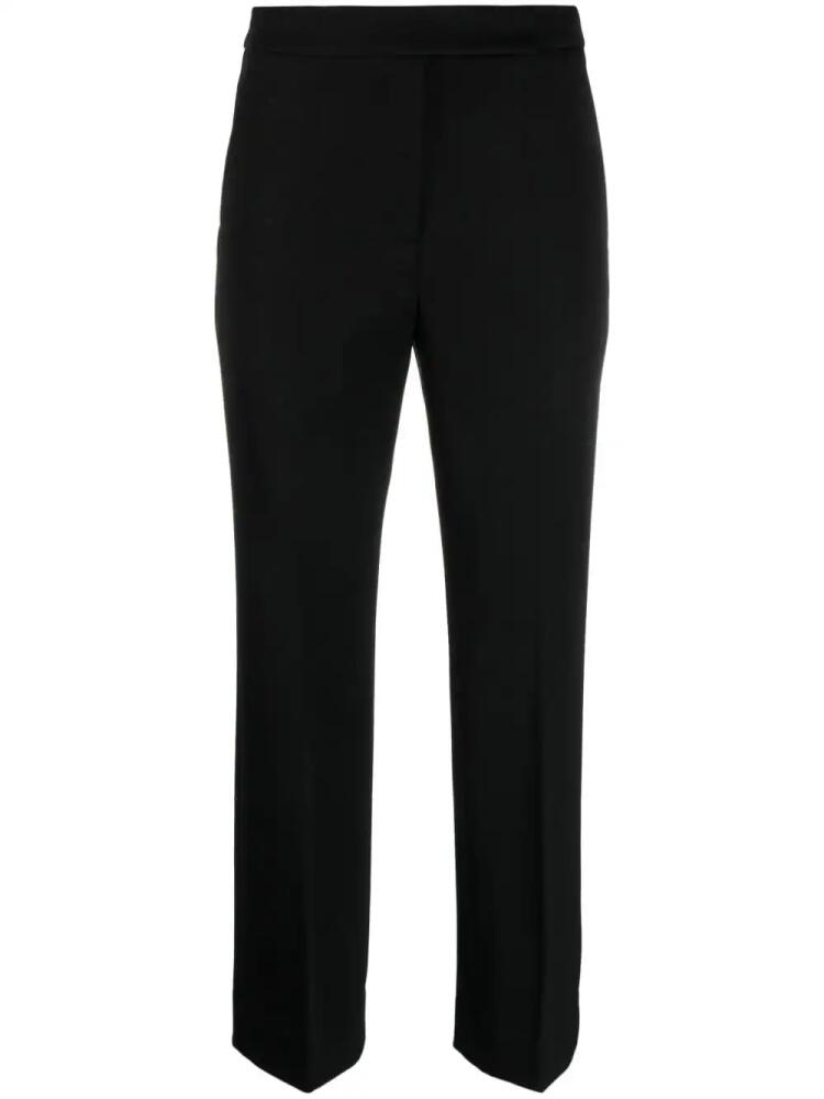 Tory Burch cropped wool tailored trousers - Black Cover