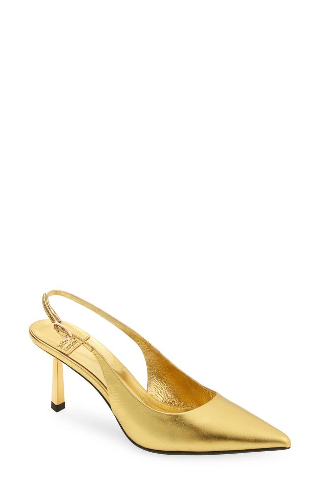 Jeffrey Campbell Gambol Slingback Pointed Toe Pump in Gold Cover