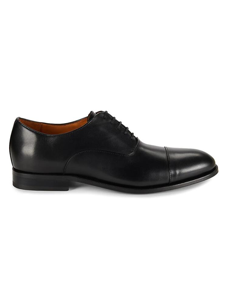 Saks Fifth Avenue Men's William Leather Oxfords - Black Cover