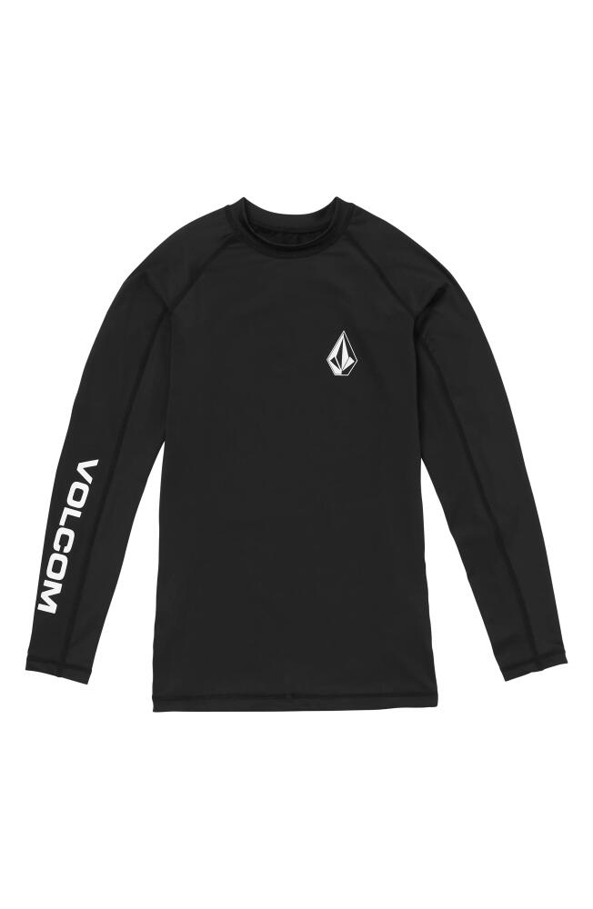 Volcom Lido Long Sleeve Rashguard in Black Cover